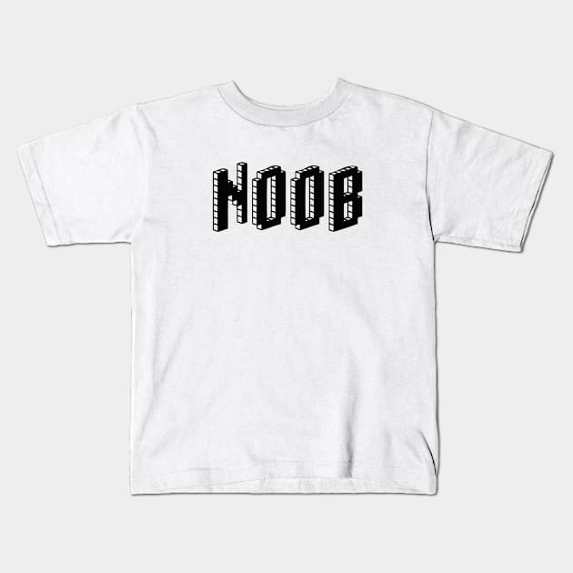 Noob Kids T-Shirt by Pictandra